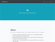 Tablet Screenshot of mikeyy.com